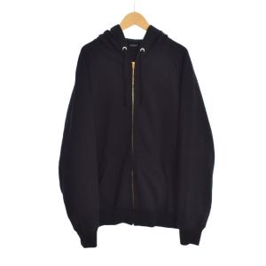 25AW コットン裏毛 ジップパーカー 2 ブラック C03-05001