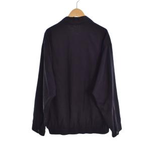 COMOLI 22AW シルク スイングトップ ジャケット 1 ネイビー W03-01016