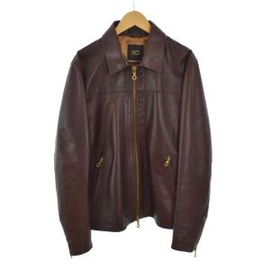 レザージャケット ブラウン
