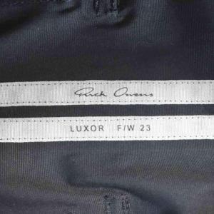 Rick Owens 23AW クロップド ドローストリングパンツ 46 ブラック RU02C7381-TE