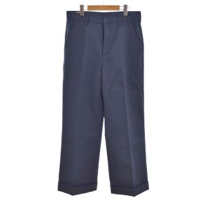 スラックス センタープレス ロールアップデザイン ネイビー 615539