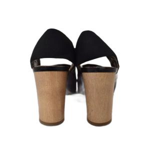 MARNI パンプス スクエアトゥ チャンキーヒール パテントレザー 光沢 36 黒 ブラック CHMSB07C07
