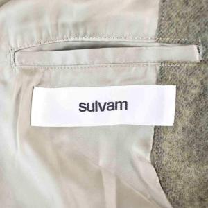 sulvam 22AW Hooded over coat M カーキ SQ-C05-300
