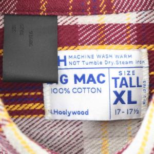 N.HOOLYWOOD BIG MAC 22SS ネルシャツ 長袖 チェック XL 赤 レッド 2221-SH20-011