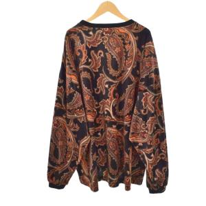 TIGHT BOOTH TBPR PAISLEY VELOR LONG SLEEVE ペイズリー ベロア ロングスリーブ Tシャツ カットソー
