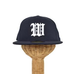 WACKO MARIA ニューエラ NEW ERA 59FIFTY キャップ 帽子 7 5/8 60.6cm 紺 ネイビー AA