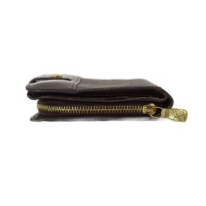 LOUIS VUITTON ダミエ・エベヌ コンパクト・ジップ 二つ折り財布 ウォレット コンパクト ラウンドファスナー ジップ モノグラム