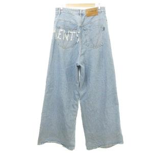VETEMENT Fucked Up Logo Jeans バギーデニムパンツ クラッシュ加工