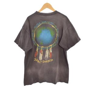 SAINTMICHAEL LASTMAN 24SS HOLY GHOST Tシャツ ダメージ加工 S グレー