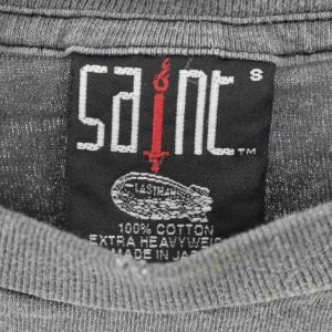 SAINTMICHAEL LASTMAN 24SS HOLY GHOST Tシャツ ダメージ加工 S グレー