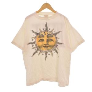 24AW FLEA Tシャツ プリント S ホワイト SM-YS1-0000-C02
