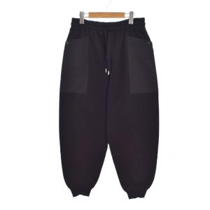 24AW jogger pants S ブラック HN-P014