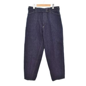 22AW ベルテッド デニムパンツ 1 ネイビー W03-03001