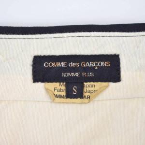 COMME des GARCONS HOMME PLUS 23SS ポリ縮絨タック テーパードパンツ S ブラック PK-P046