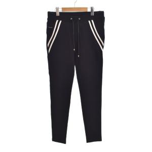EDGE PANTS スラッシュラインパンツ ストレッチ スキニー 2 黒 ブラック 白 ホワイト RC19-ST-014