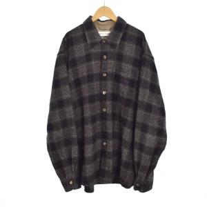 ABOVE SHIRT チェック 50 ブラック M4252AO