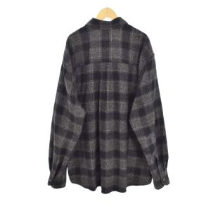 OUR LEGACY ABOVE SHIRT チェック 50 ブラック M4252AO