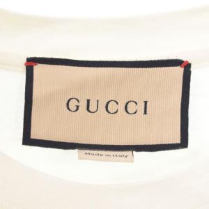 GUCCI ブレードプリント Tシャツ M ホワイト 565806 XJAZY