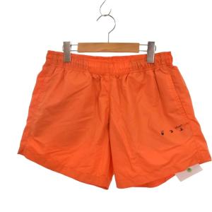 Diag Print Swim Shorts 水陸両用 ショートパンツ ショーツ M オレンジ OMFA003F21FAB005