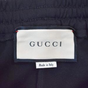 GUCCI サイドウェブライン テクニカル トラックパンツ S 黒 ブラック 479532 AA