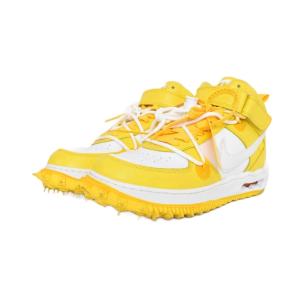 NIKE Off-White AirForce 1 Mid SP LTHR White and Varsity