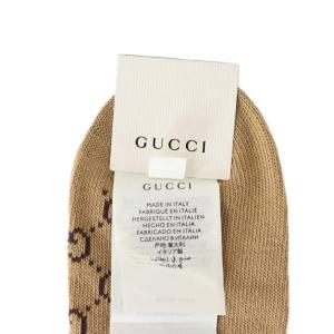 GUCCI ソックス ウェブGG 靴下 L 茶 ブラウン 572266 AA