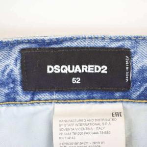 DSQUARED2 19SS デニムパンツ ダメージ加工 52 ブルー S71LB0626