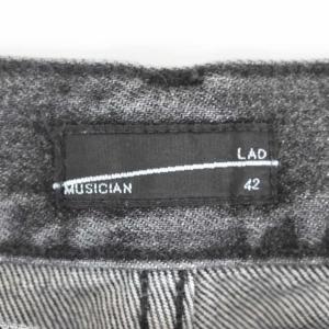 LAD MUSICIAN デニムパンツ ジーンズ 42 黒 ブラック 2224-509