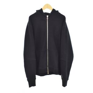 Y NOT CHプラスパッチ ダガージップ パーカー フーディー M ブラック