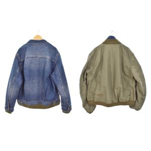 sacai Levi's Denim Nylon Twill Reversible Blouson