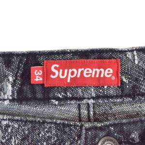 Supreme 23SS Archive Denim Jacquard Regular Jean