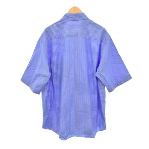 AURALEE 25SS SUVIN HIGH COUNTCLOTH STRIPE HALFSLEEVEDSHIRT