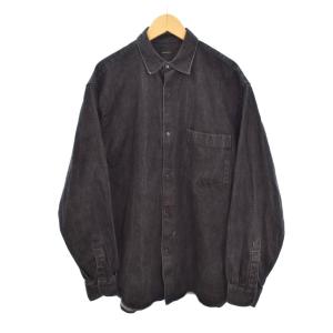 24SS デニムコモリシャツ 1 ブラック Z01-02003