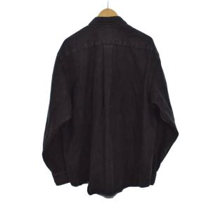 COMOLI 24SS デニムコモリシャツ 1 ブラック Z01-02003
