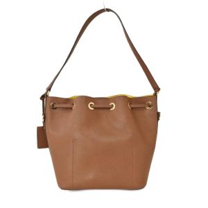 MICHAEL KORS ショルダーバッグ トートバッグ ロゴ金具 無地 茶 ブラウン