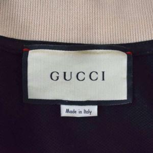 GUCCI ポロシャツ インターロッキングG XL ブラック ベージュ