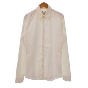 Regular Long Sleeve Shirt  シャツ 長袖 フロントボタン 無地 38 / 15