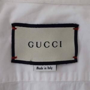 GUCCI Regular Long Sleeve Shirt  シャツ 長袖 フロントボタン 無地 38 / 15