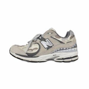 A BATHING APE 2002R Gray スニーカー 28cm