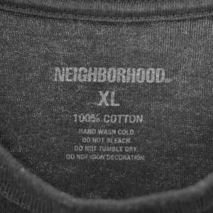 NEIGHBORHOOD Tシャツ 半袖 プリント XL 黒 ブラック
