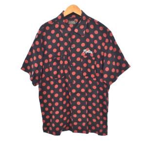 シャツ 半袖 ドット SEE NO EVIL M 黒 ブラック 02182AH07 AA
