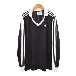 アディカラー ピケ サッカー 長袖 Tシャツ フットボール L 黒 ブラック IZ4808