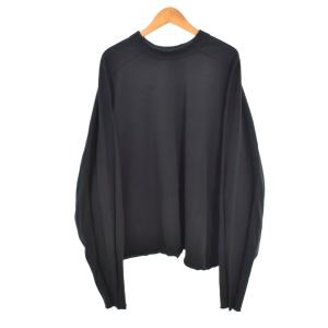 HEAVY LONG SLEEVE TEE Tシャツ カットソー 長袖 S 黒 ブラック ES2486