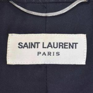 SAINT LAURENT PARIS テーラードジャケット 46 ブラック 416466