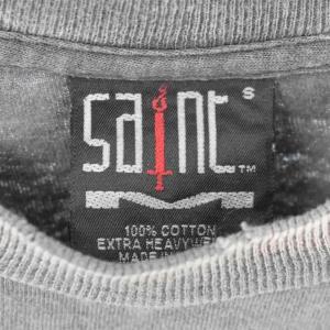 SAINTMICHAEL 25SS HOPE SPRING Tシャツ ダメージ加工 S グレー SM-HR8-0000-006