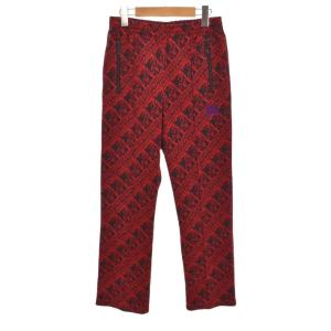 24SS Track Pant-Poly Jq トラックパンツ ジャガード ストレート 総柄 ロゴ刺繍