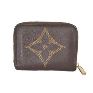 LOUIS VUITTON モノグラム ジャイアント ジッピー コインパース ブラウン M69354