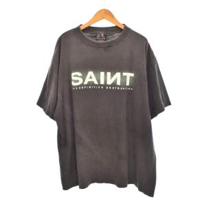 24AW SAINT SS TEE ダメージ加工 M グレー SM-YS1-0000-001