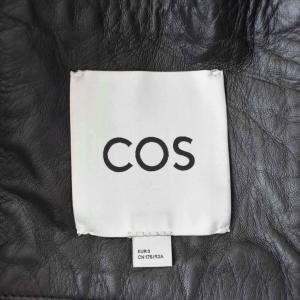 COS レザー ジャケット S ブラック