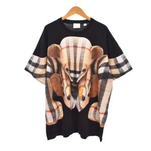 トーマスベア プリント Tシャツ M ブラック 8049568